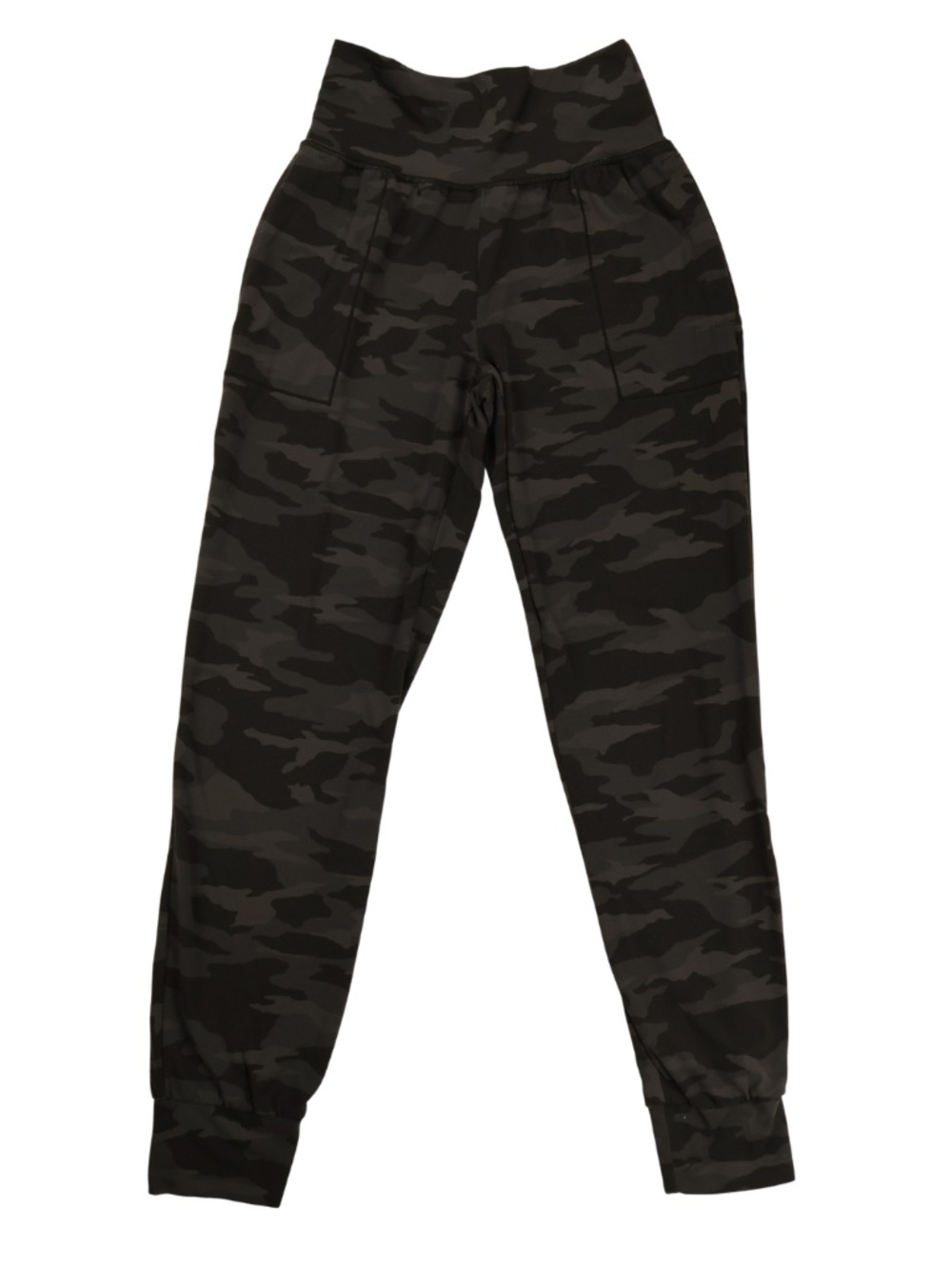Athleta Salutation Camo Joggers ST Black Gray Athletic Lounge Pants